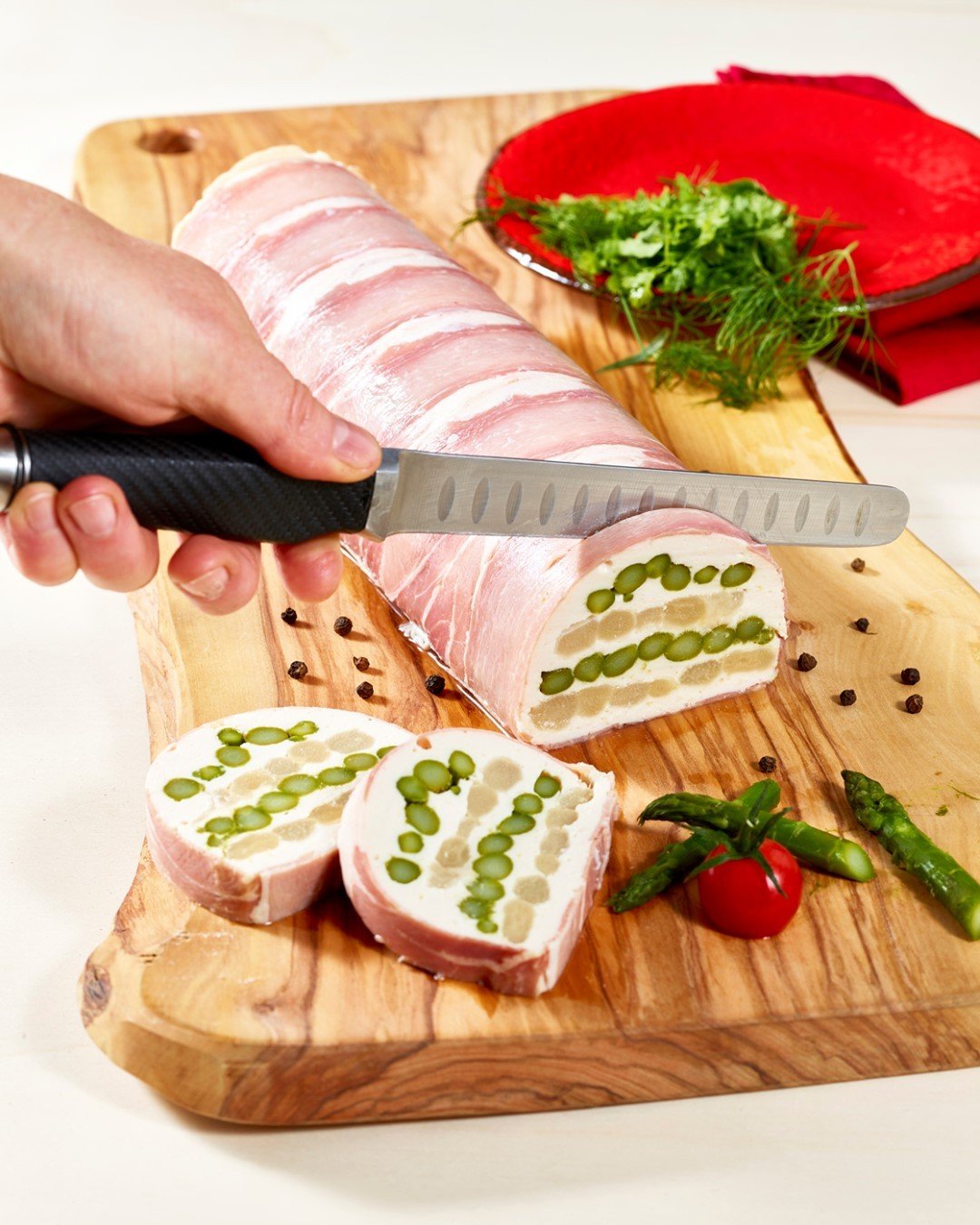 cuisine été terrine asperge verte jambon