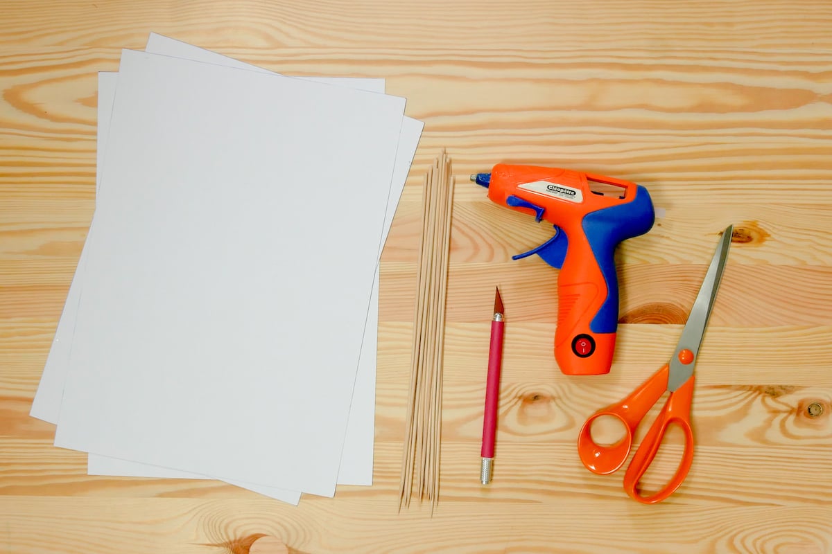 idée déco avec pistolet à colle activité manuelle