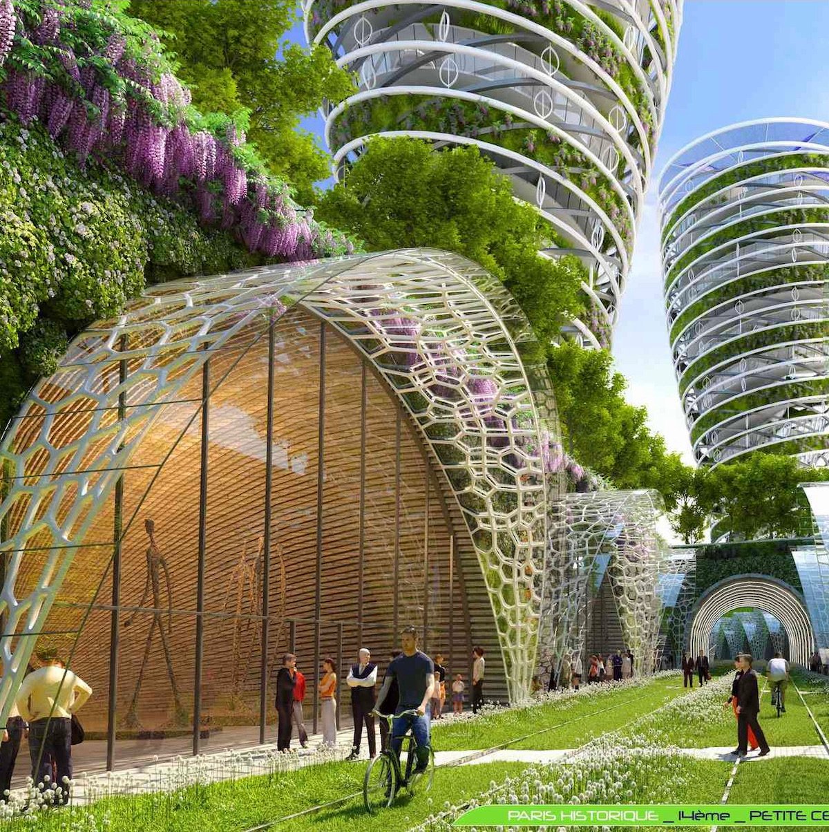 Paris Smart City 2050 projet petite couronne plan climat architecture