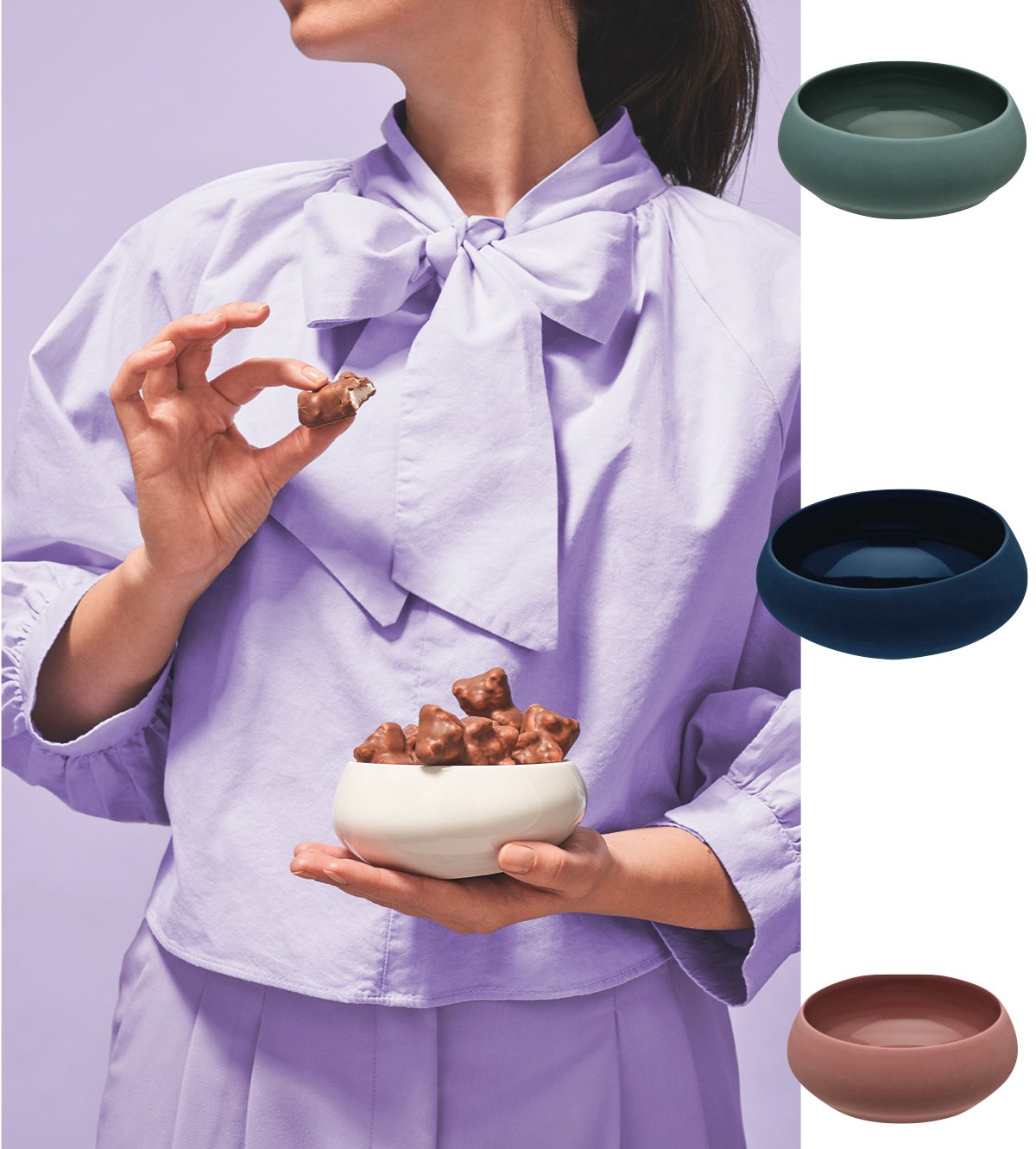 table estivale vaisselle pastel assiette creuse ronde original