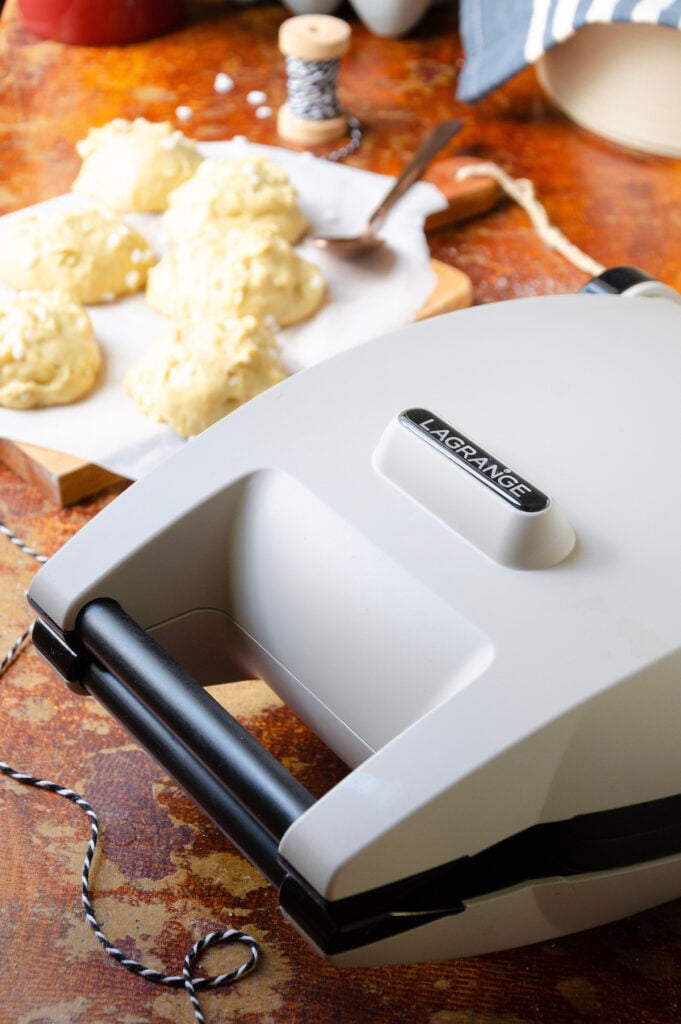 Gaufrier Croque-monsieur Lagrange Premium revêtement anti-adhésif réglage température pivotant