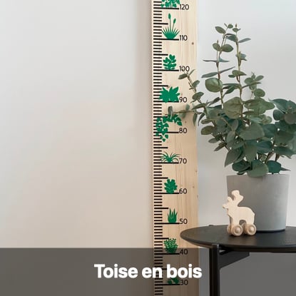 fabriquer soi-même toise en bois Cricut Maker 3 template gratuit