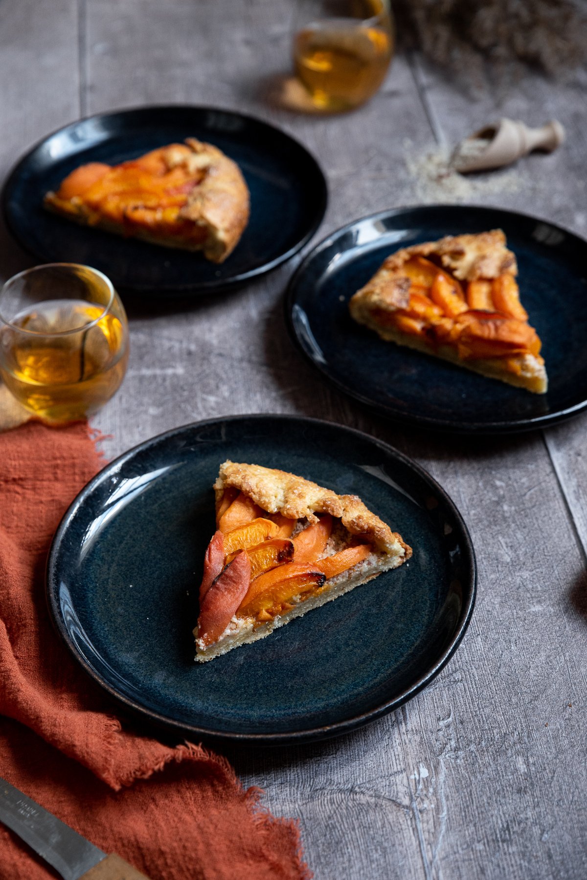 gâteau rustique pâte sablée faite-maison abricot fruit été