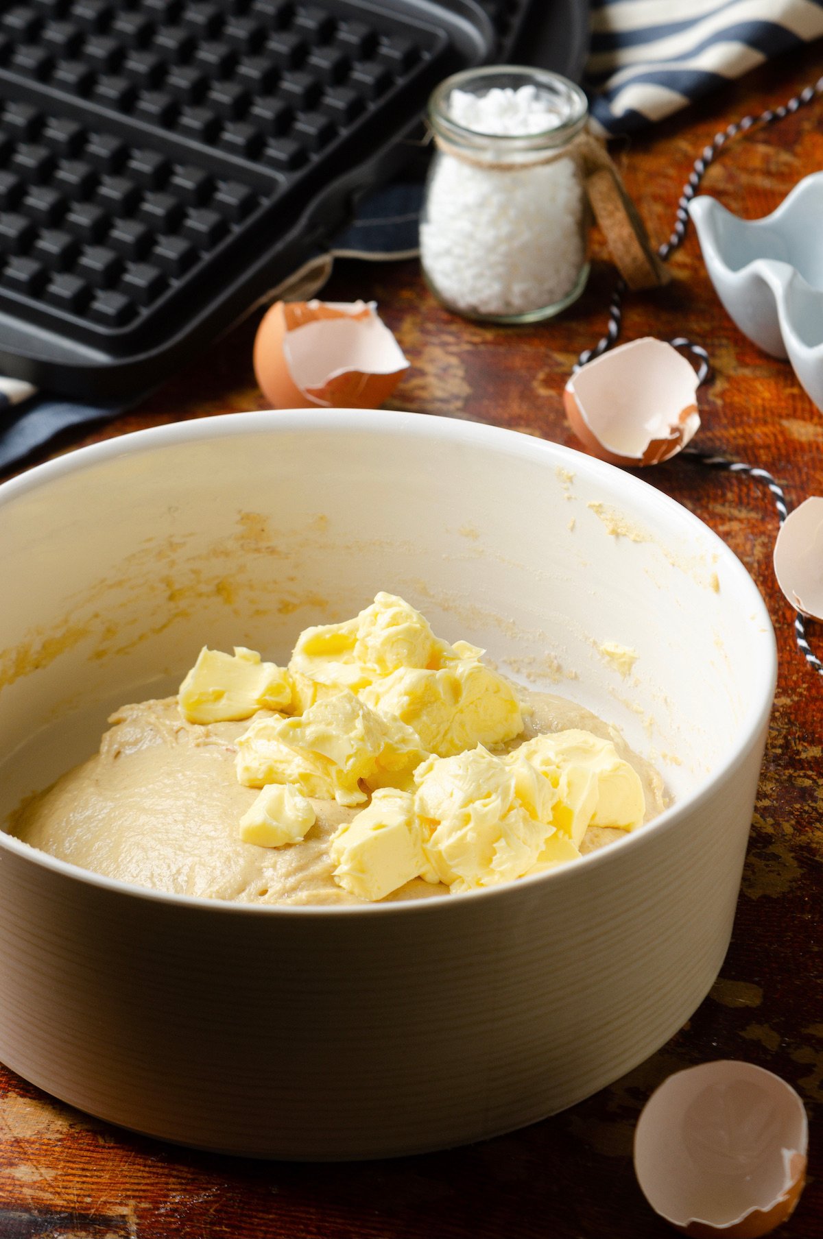 recette pâte gaufre ronde de Liège grand-mère