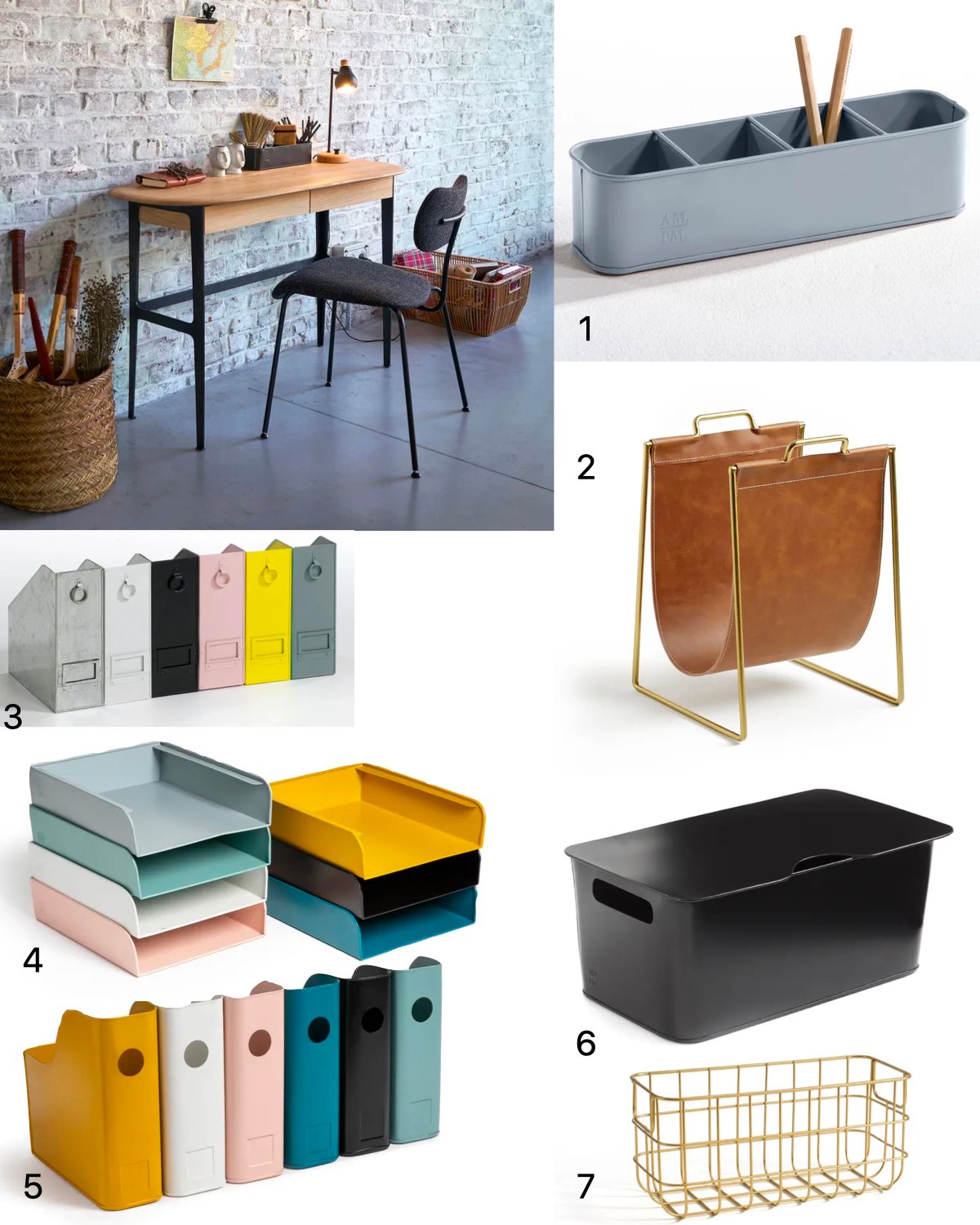 rentrée scolaire casier rangement déco fournitures école