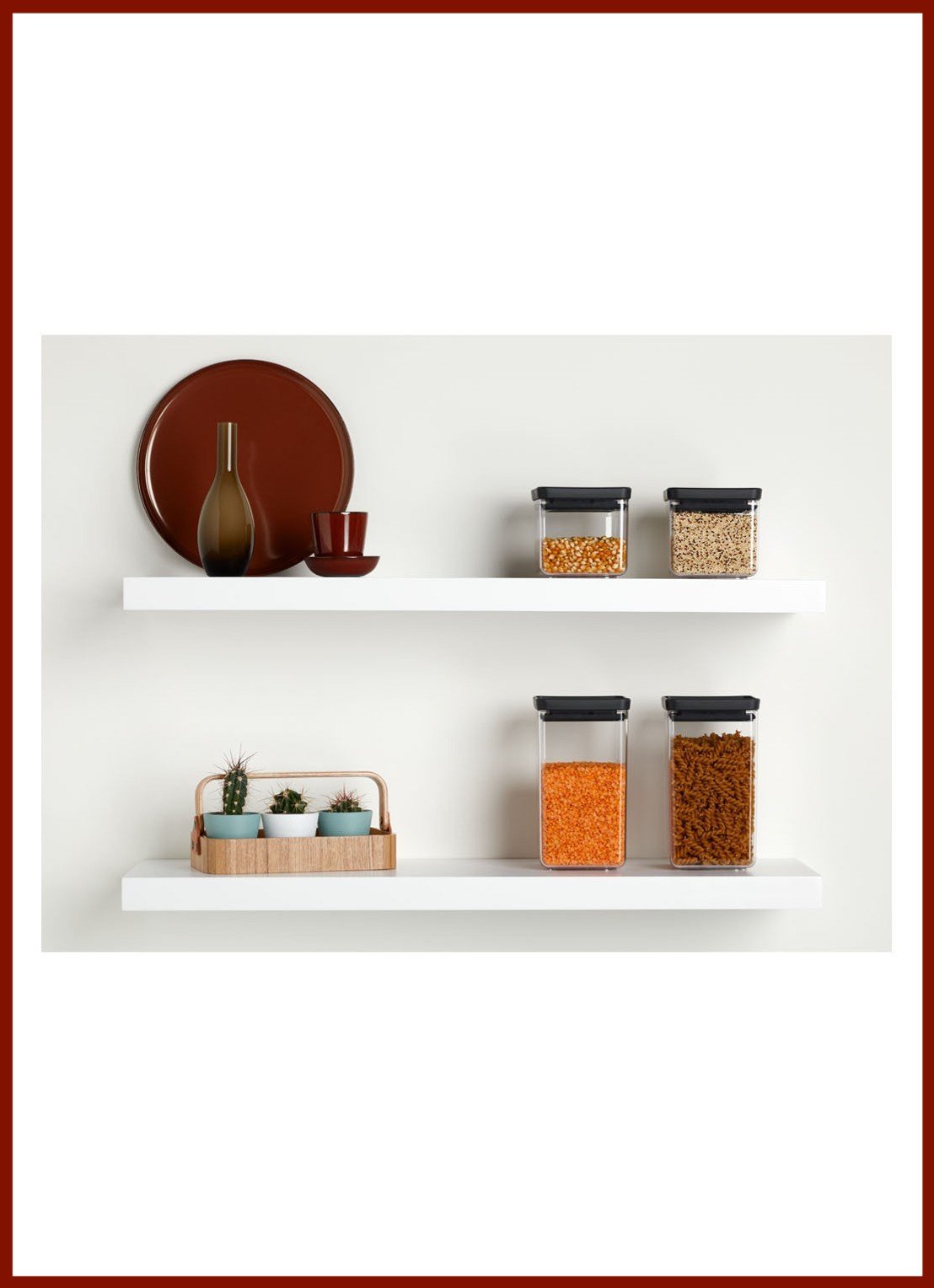 vaisselle terracotta étagère blanche ustensile cuisine