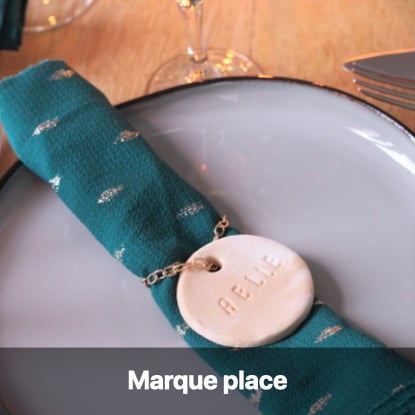 activité manuelle table de Noël déco blog clem atc