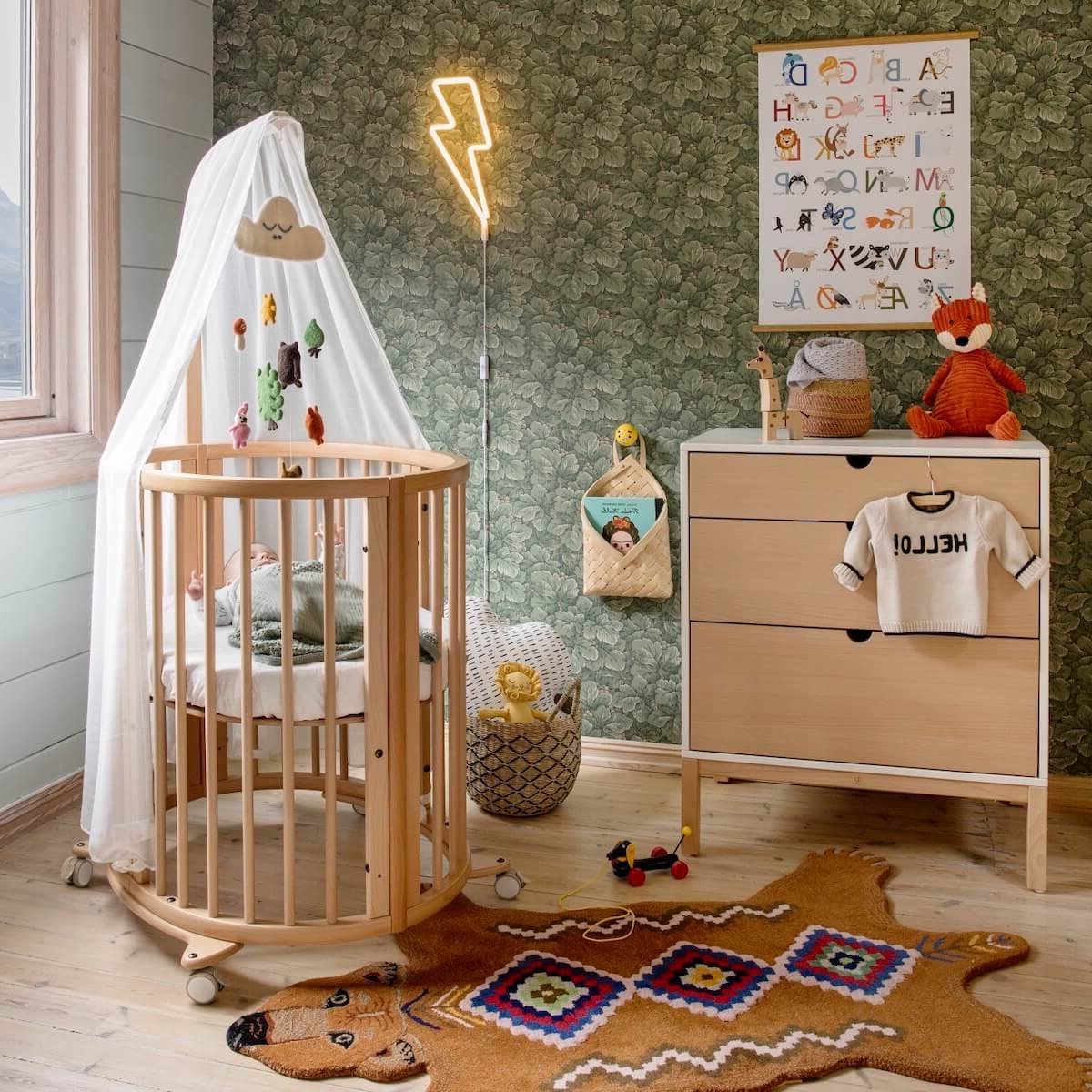 avis lit Stokke berceau bébé évolutif rond oval