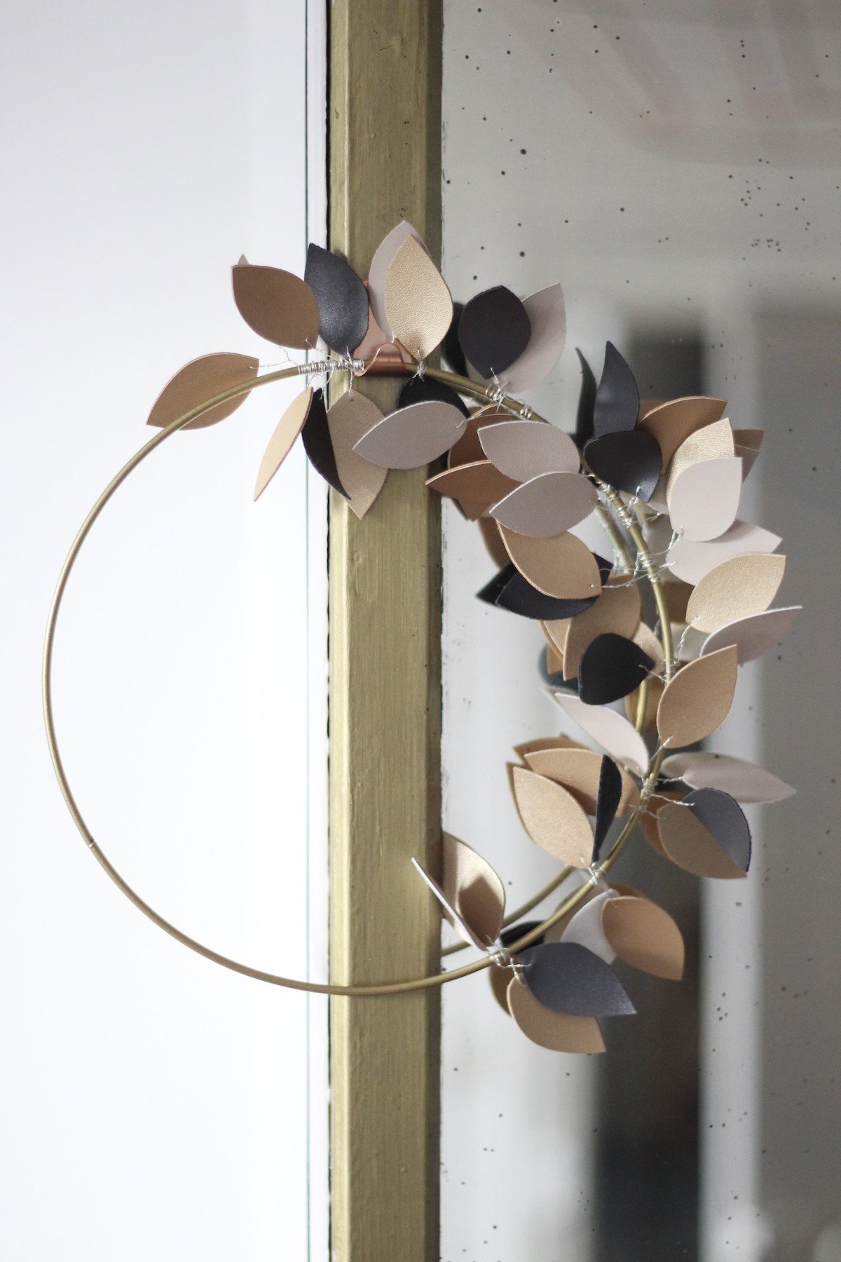 couronne d'automne à faire soi-même - blog déco diy clem atc