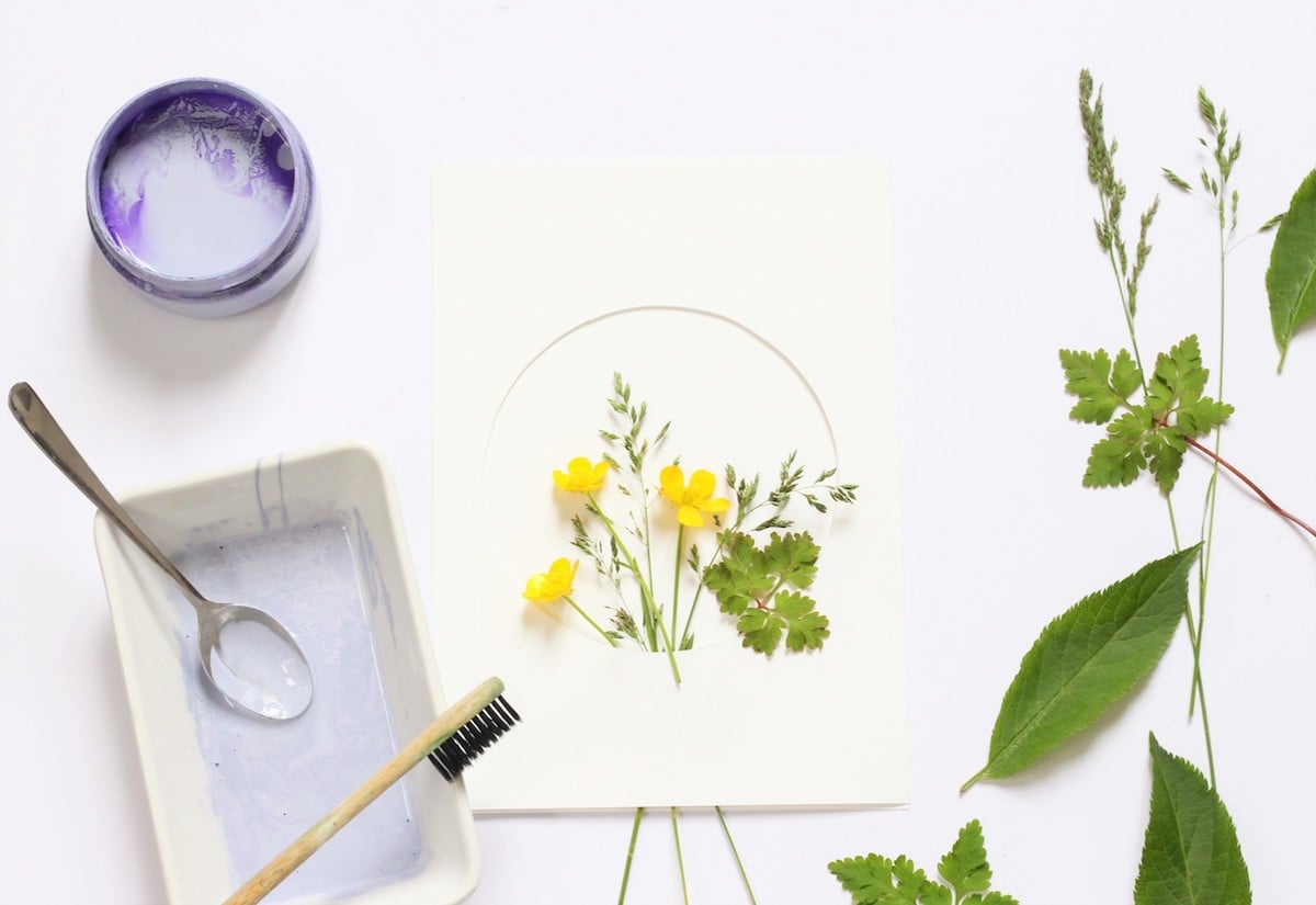 faire part naissance floral petite fille cartonné diy