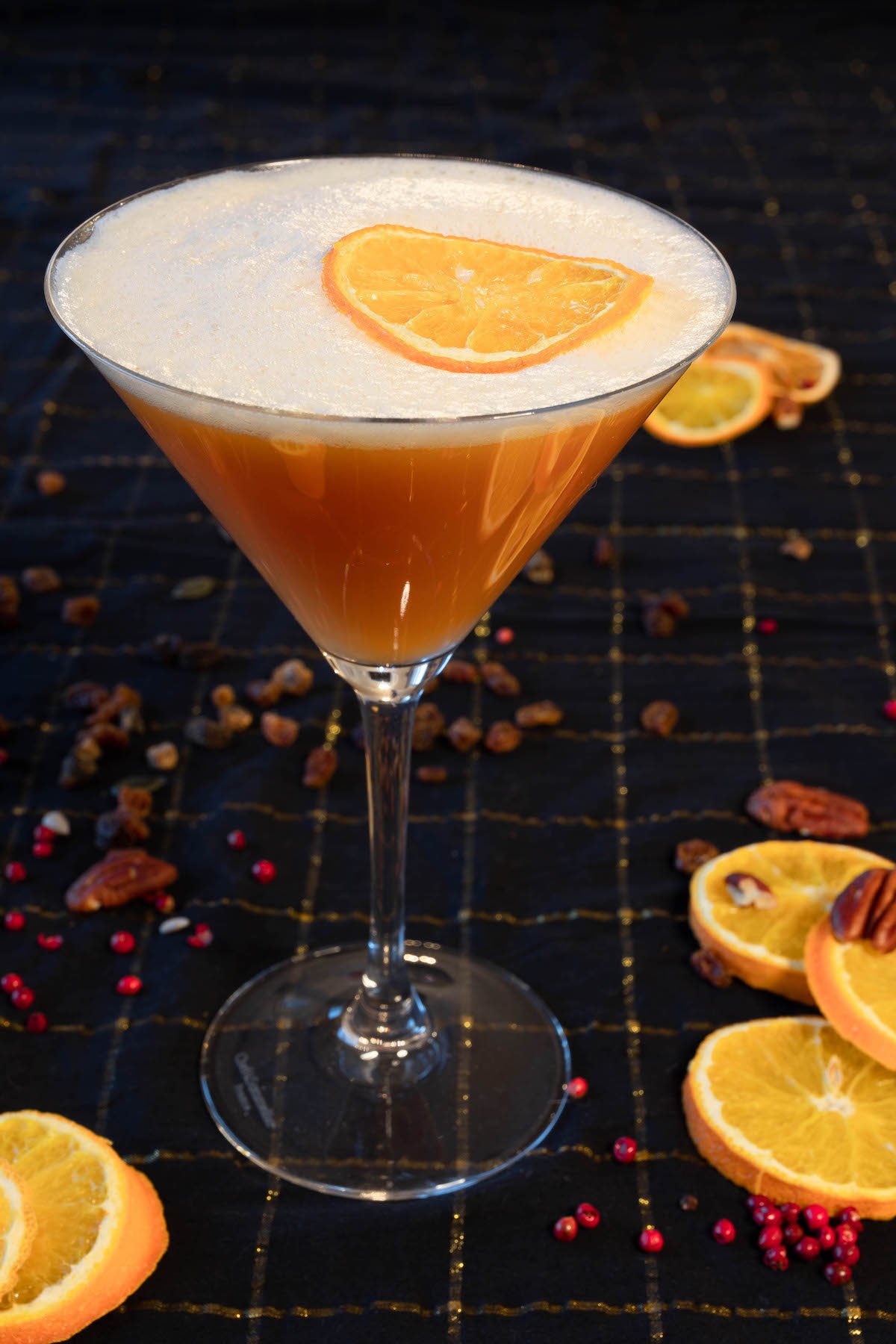 idée mocktail orange sanguine agrume blanc oeuf