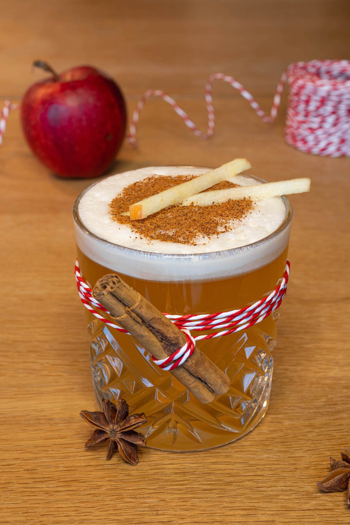 mocktail facile pomme cannelle Noël - blog cuisine maison clem