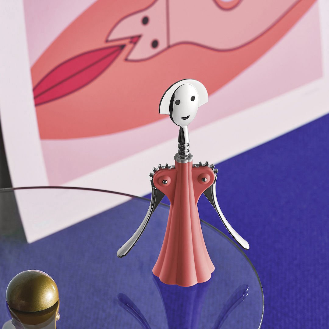 tire bouchon rose decoration interieure ustensile cuisine design contemporain