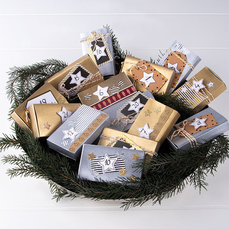 boite allumette carton décoration noel panier DIY facile pour enfant