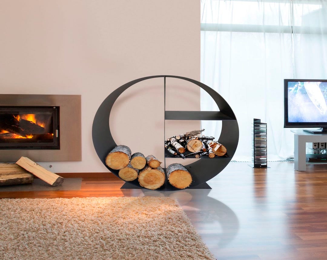 Porte bûches Purline Climacity grand modèle