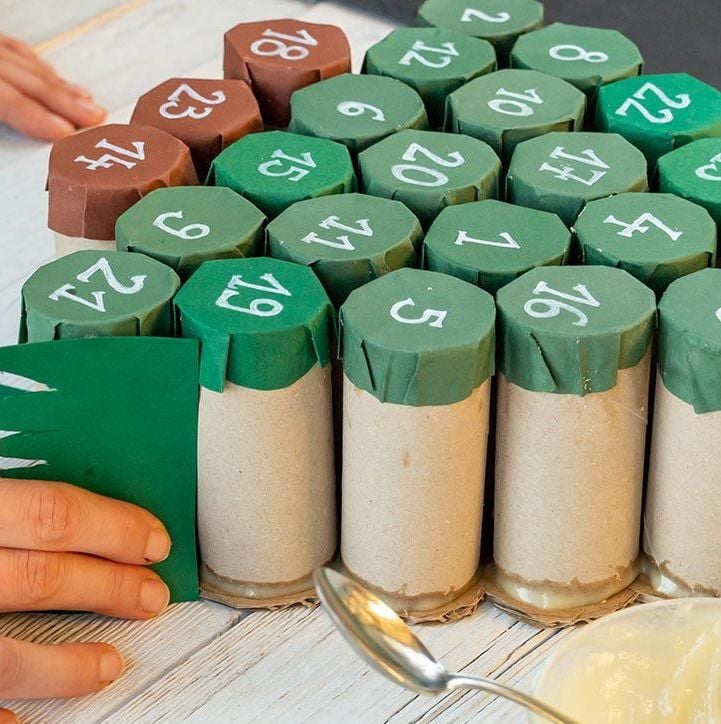 rouleau carton sapin tuto facile rapide noel