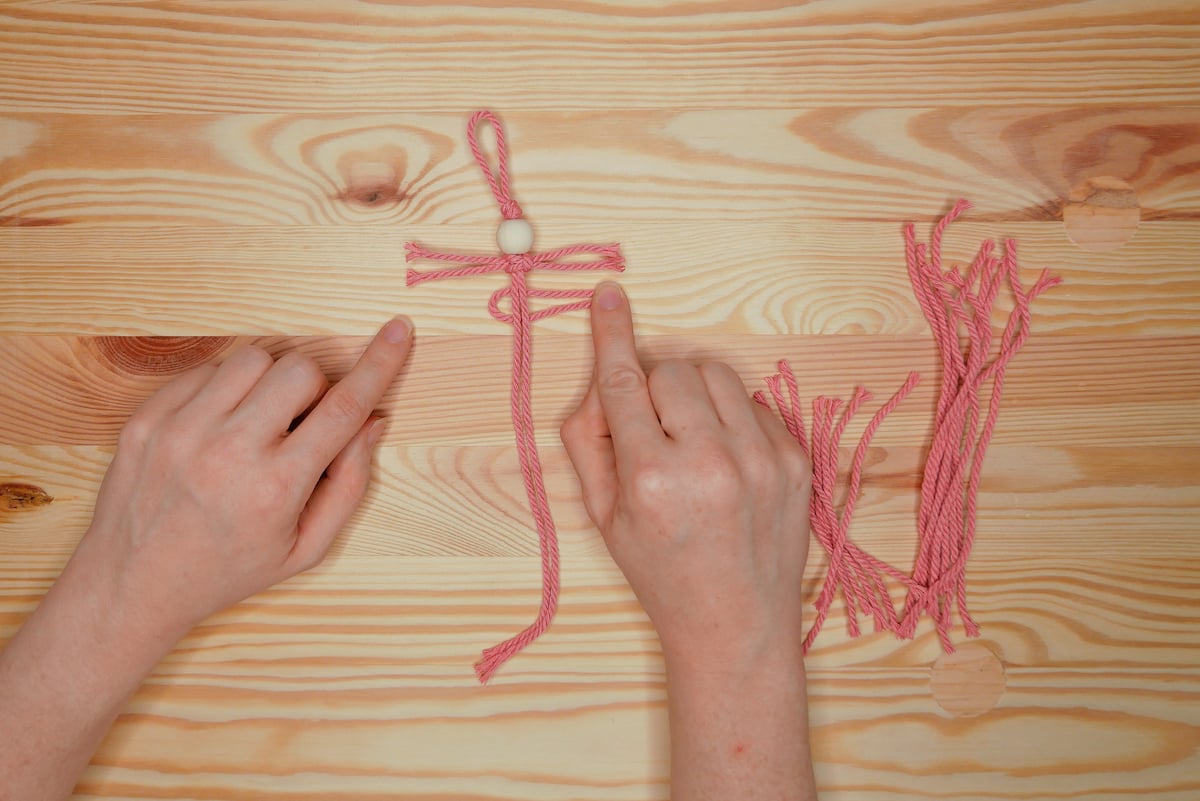 schéma noeud macramé debutant