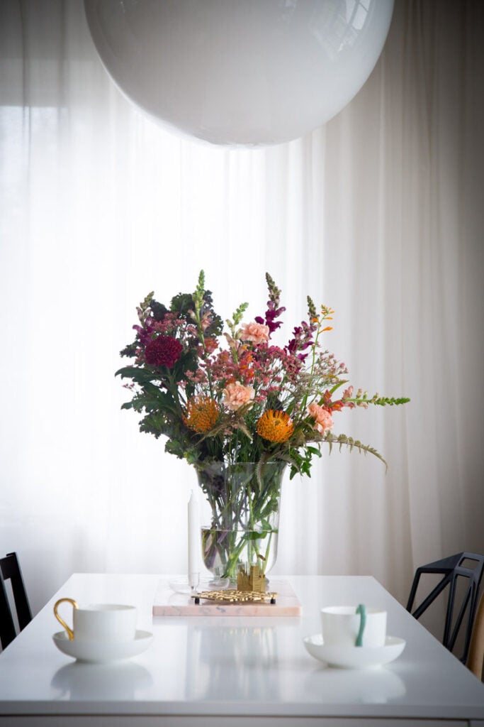 bouquet fleur ikebana Fritz Hansen