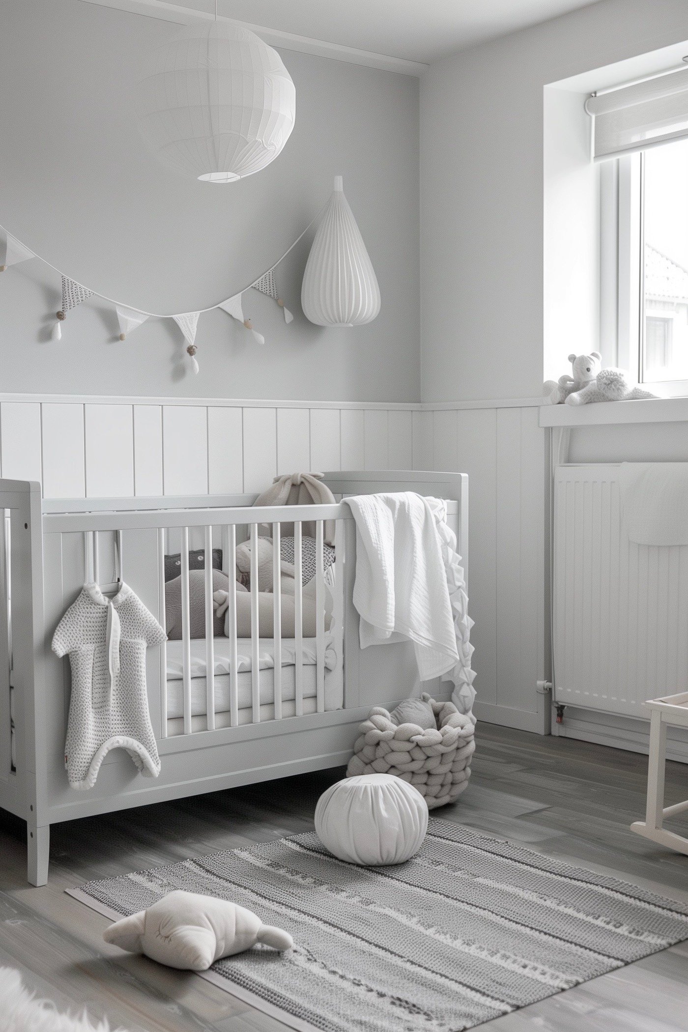 décoration blanche toute pièce ton sur ton neutre scandinave