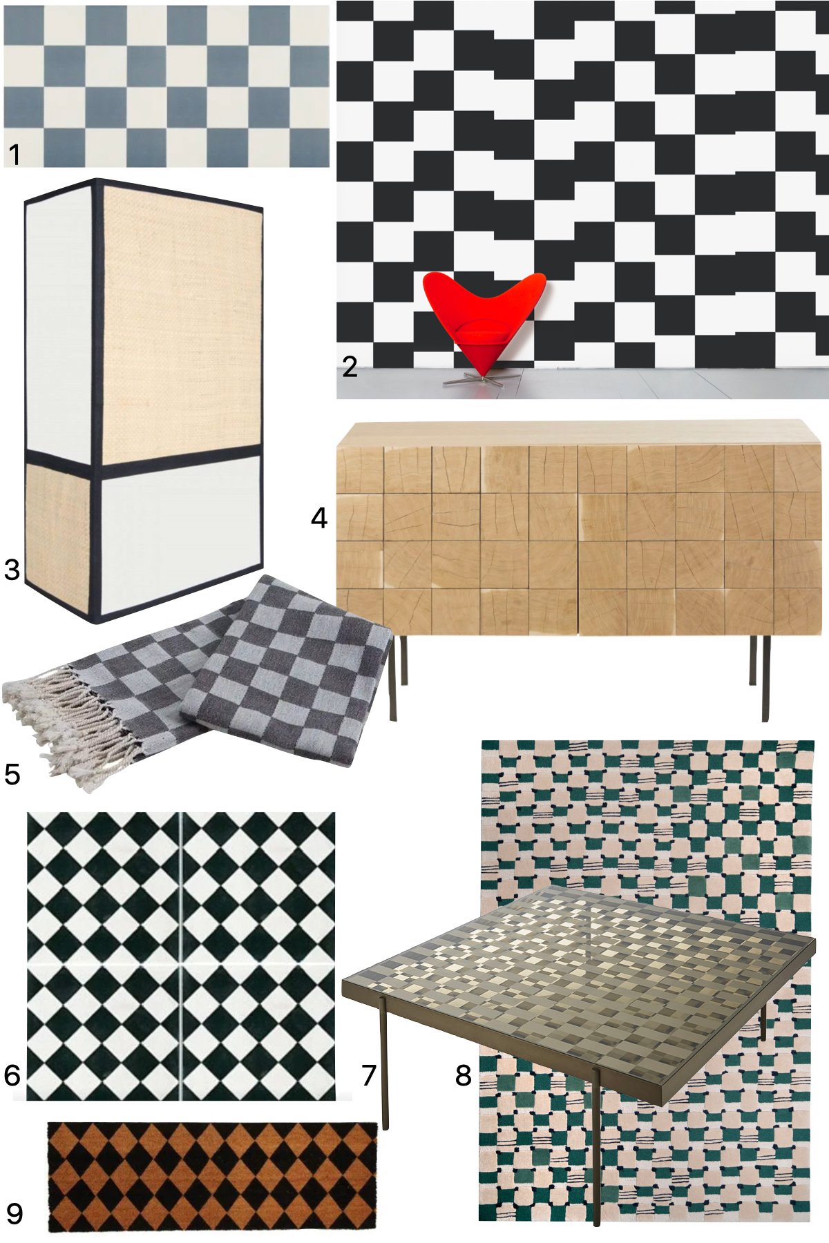 salon décoration originale bicolore noire blanc