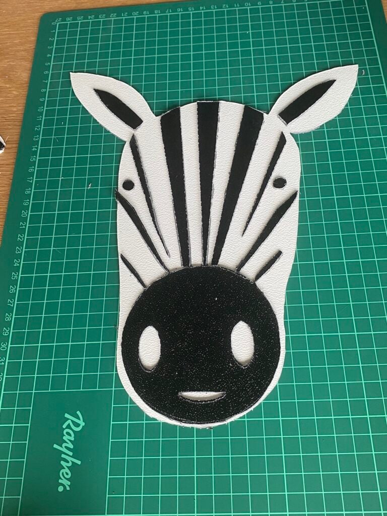 do it yourself objet mur zèbre pvc