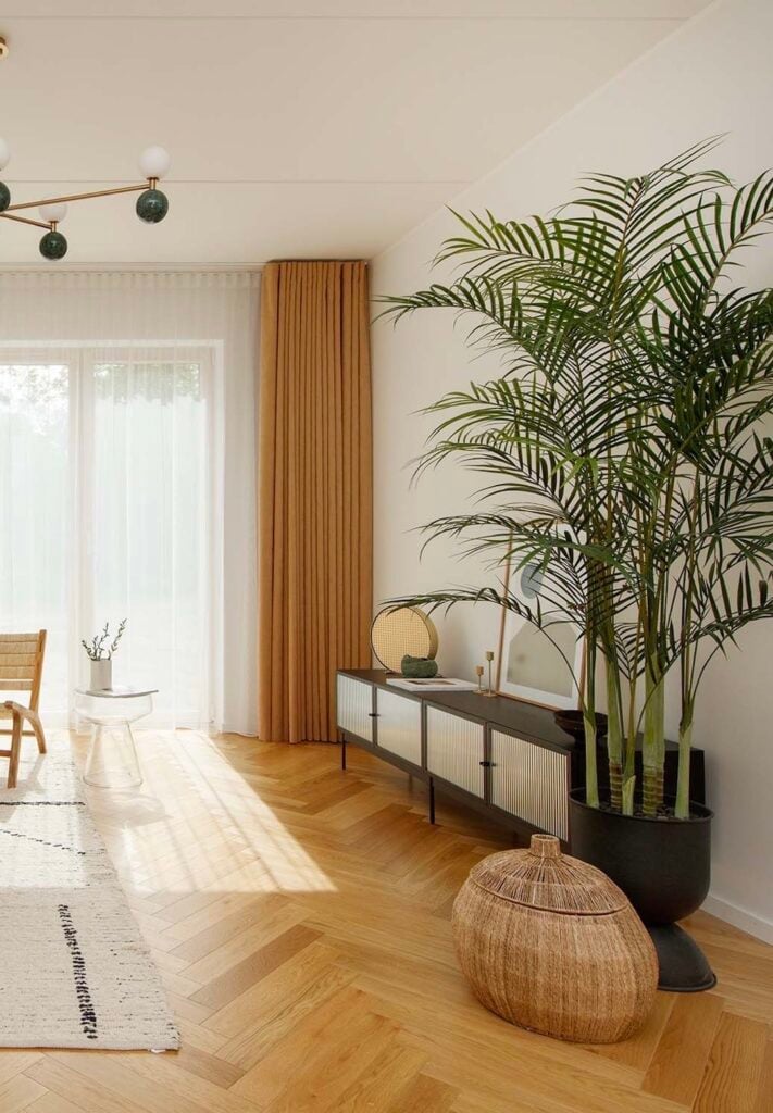 meuble buffet bas tv noir cannage design long