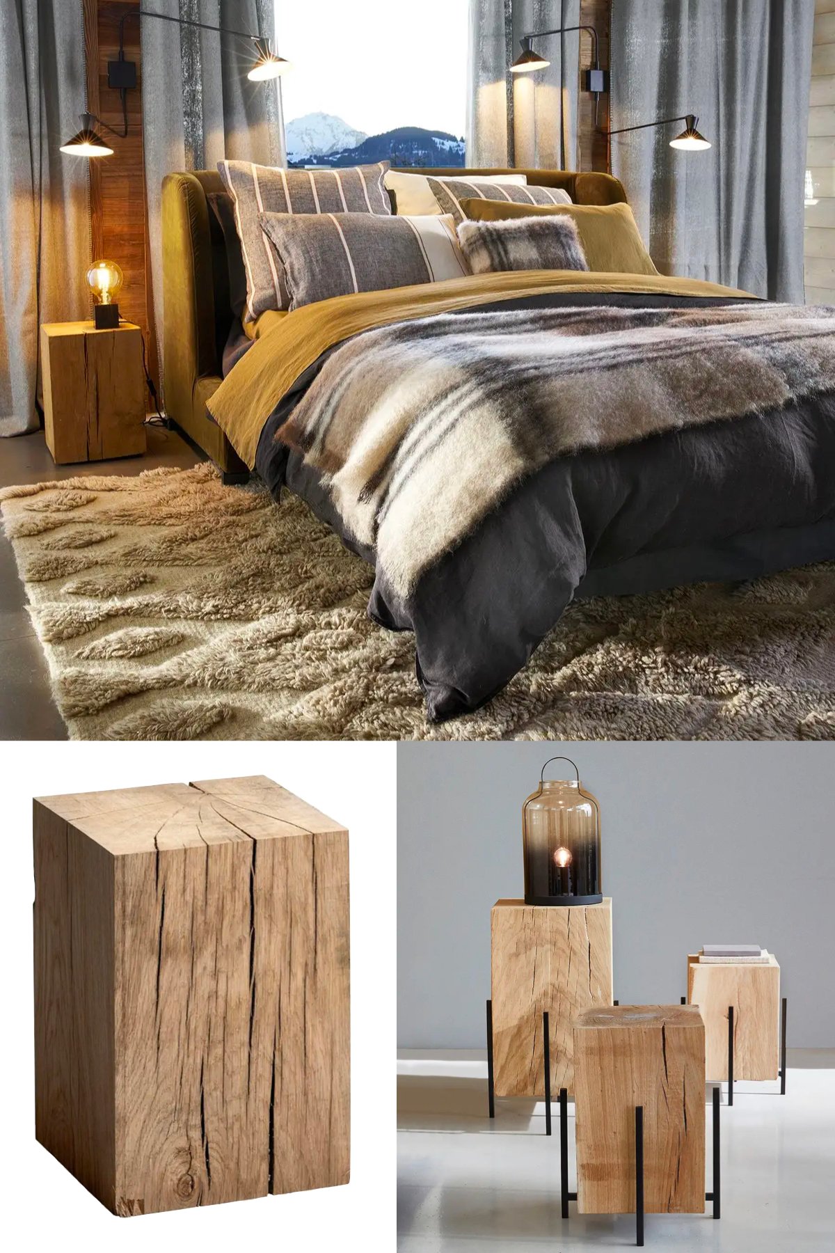 chevet original nature chambre chalet montagne