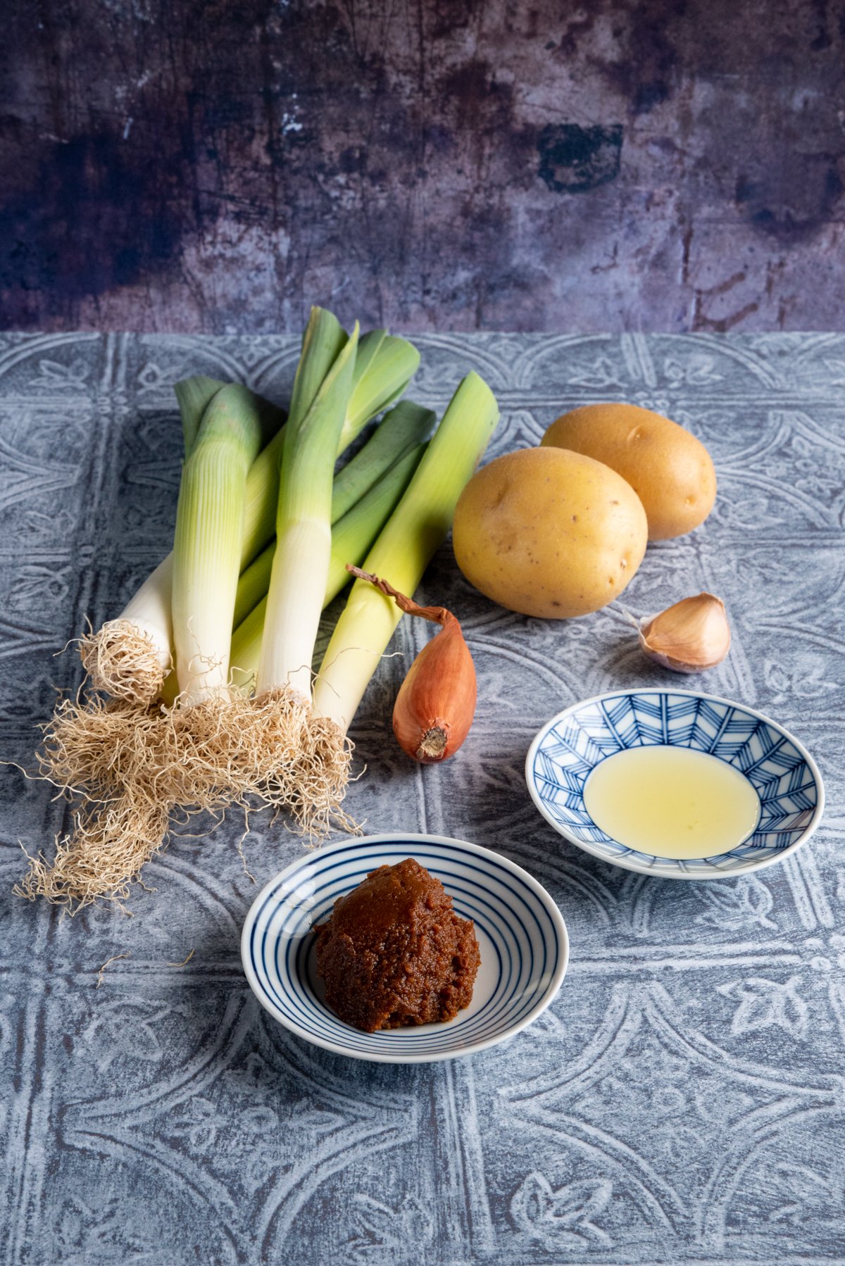 ingrédient soupe miso poireaux japonaise entrée originale