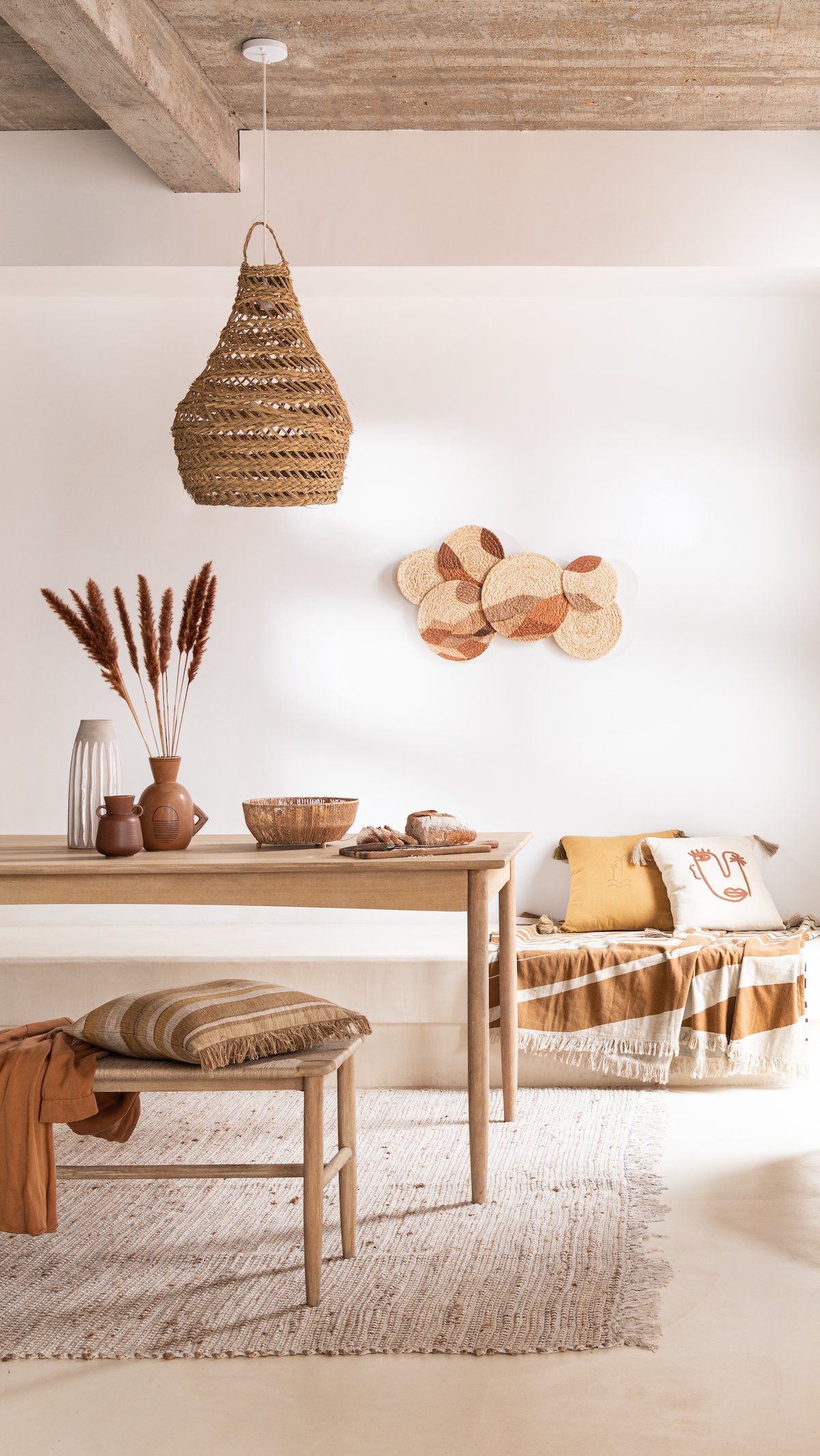 salle à manger nuance ocre terre cuite terracotta orange