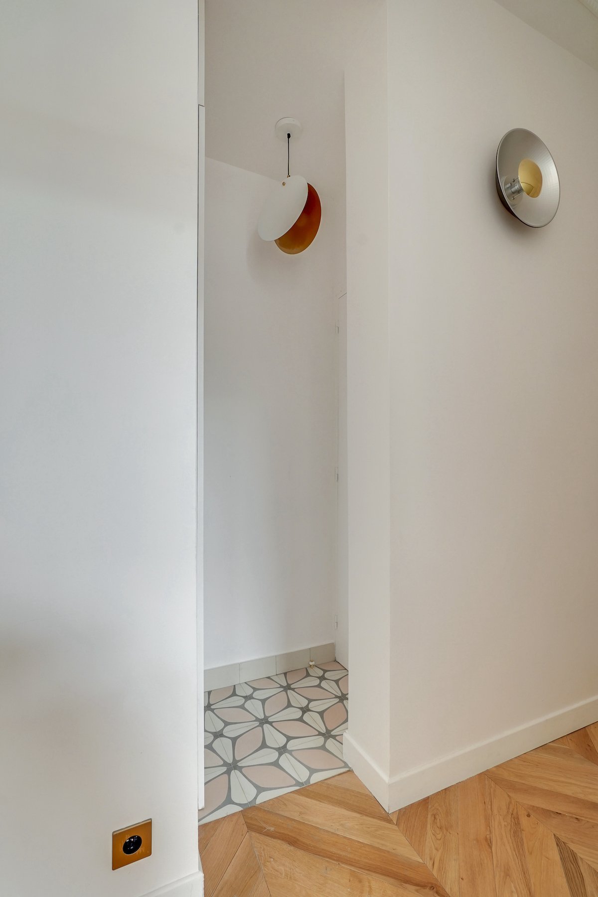 sol parquet mélange carrelage carreaux ciment pastel