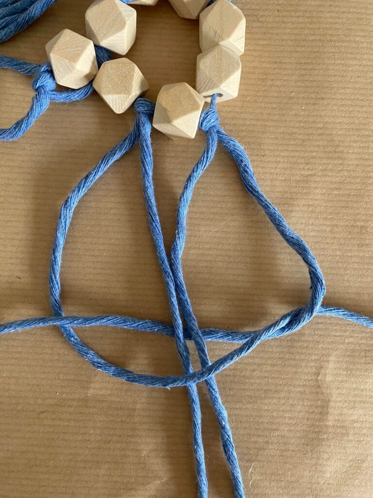 réussir noeud plat pivotant macramé facile