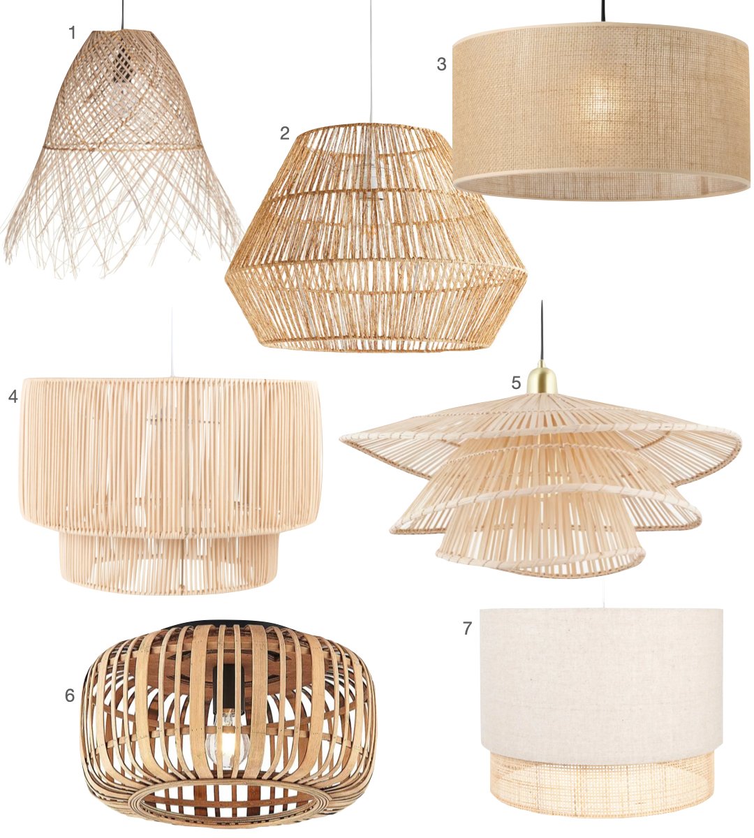 lustre osier fibres naturelles décoration intérieure chambre