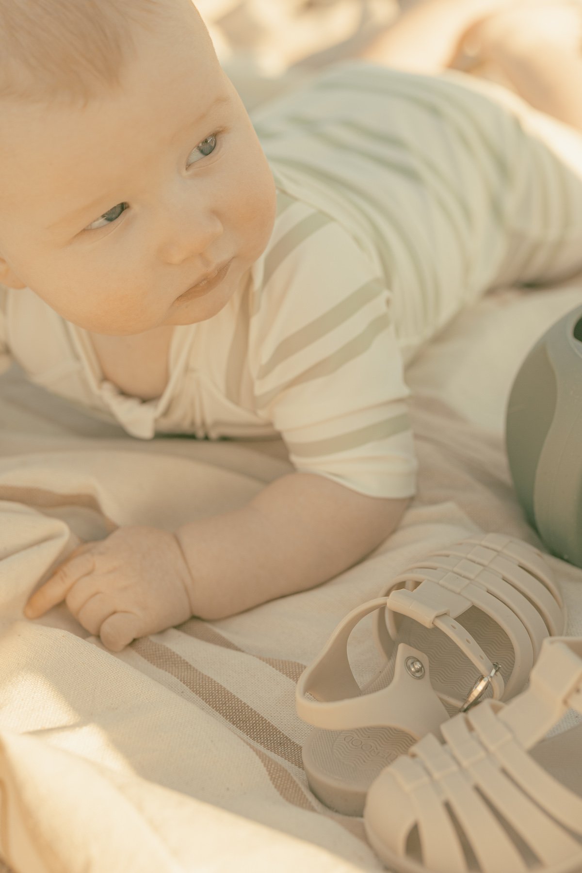 maillot de bain bébé anti uv manche longue short