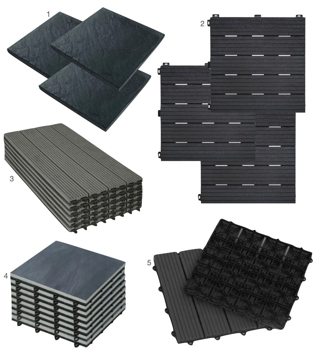 palette dalles sol revêtement extérieur deco design