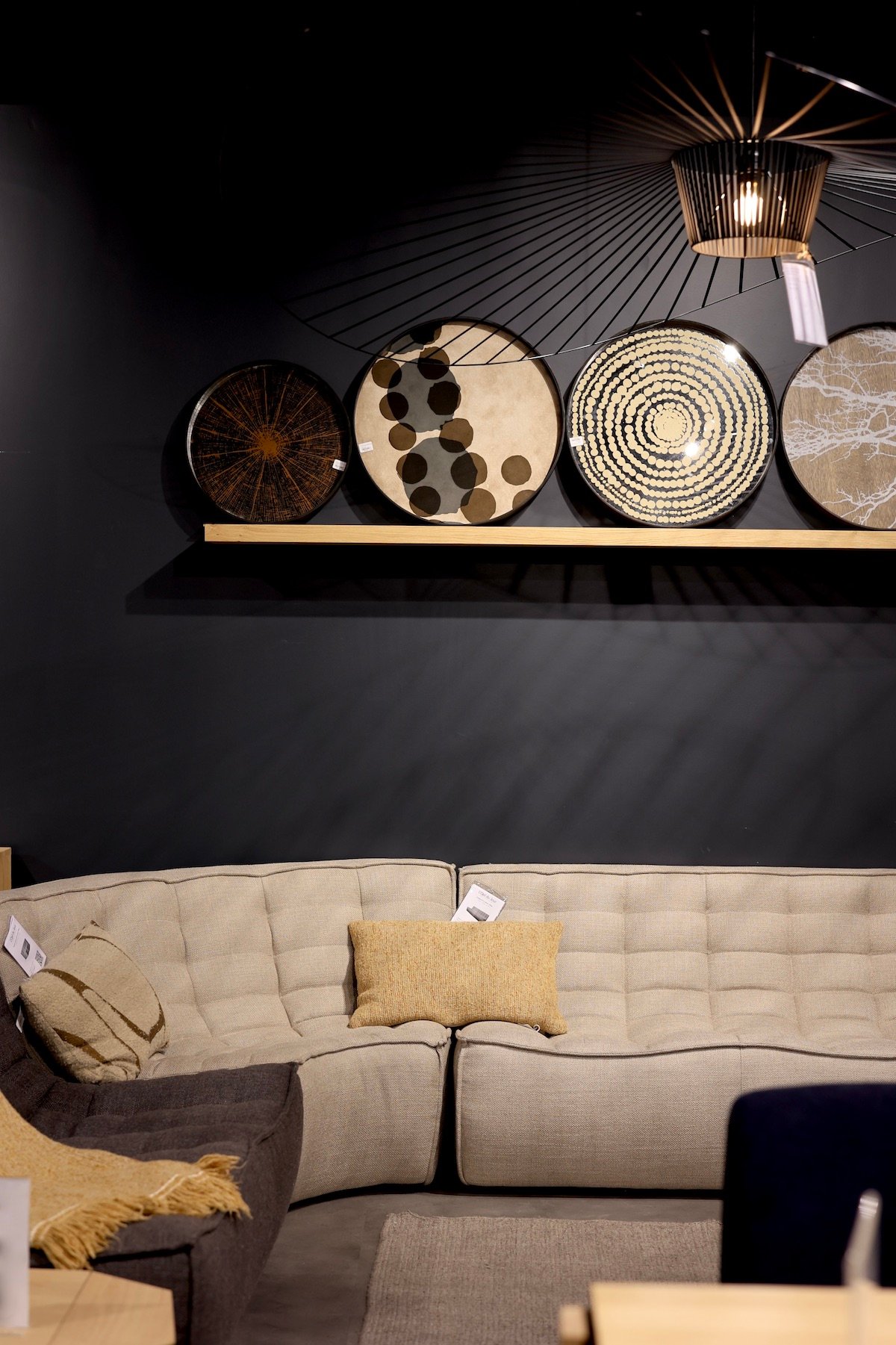 salon peinture hague blue farrow suspension vertigo