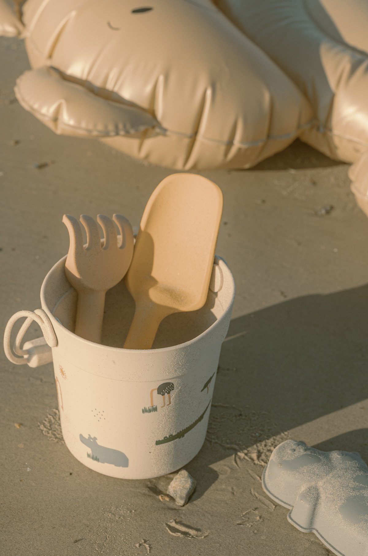 set plage élégant déco plastique souple design scandinave