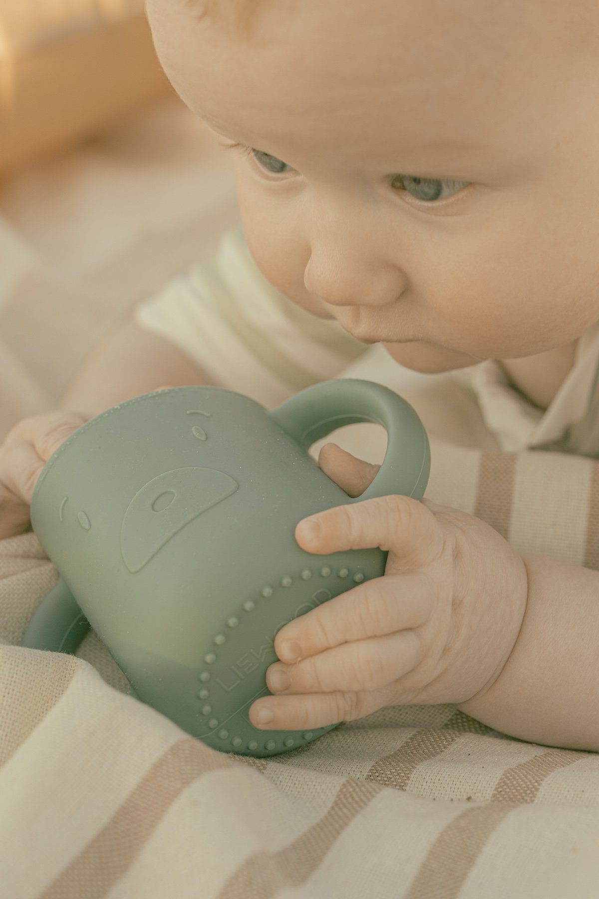 verre bébé silicone double anses tasse forme ourson panda