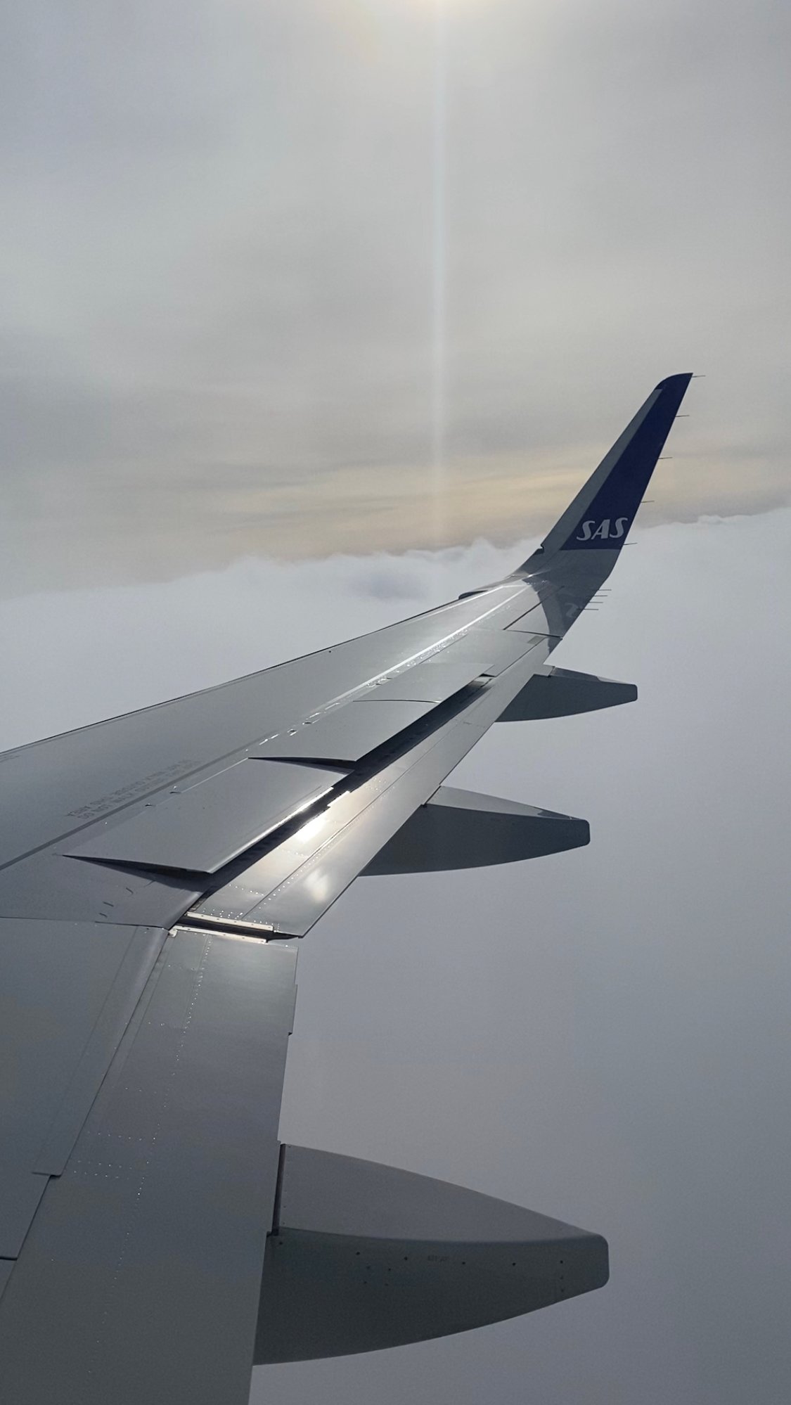 aile sas mer de nuages voyage long-courrier international