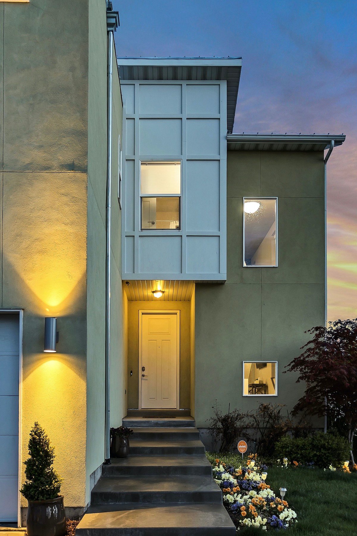 applique murale LED extérieur cylindrique - blog déco