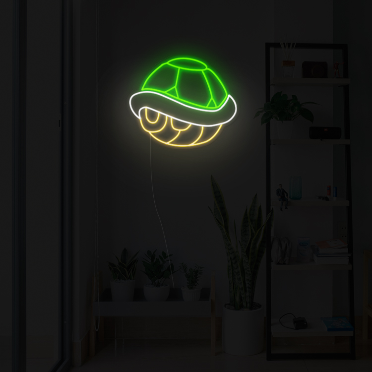 chambre neon deco cosy enfant