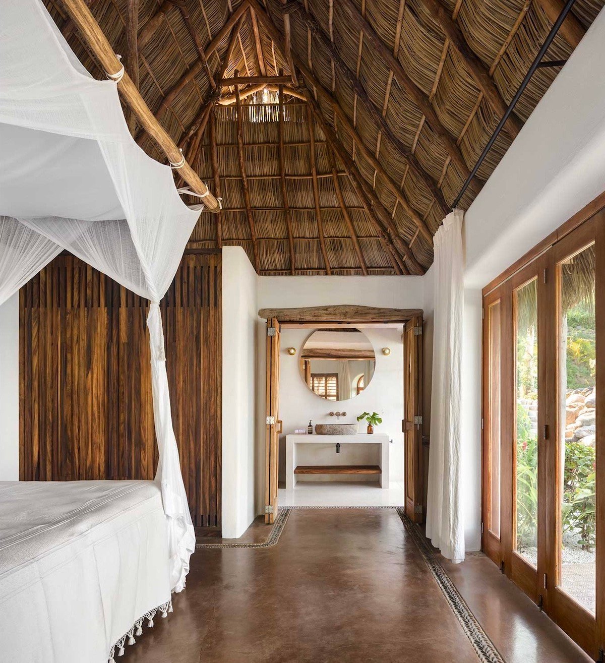 chambre suite parentale déco style sud africaine