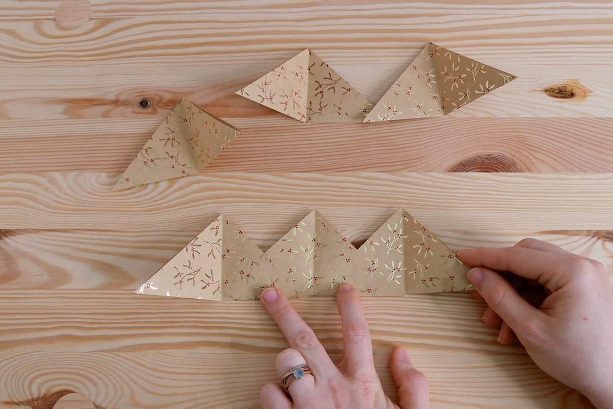 comment faire couronne papier galette rond découpage