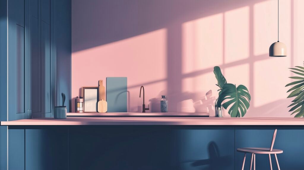 cuisine bicolore tendance déco conseil harmonie assortiment