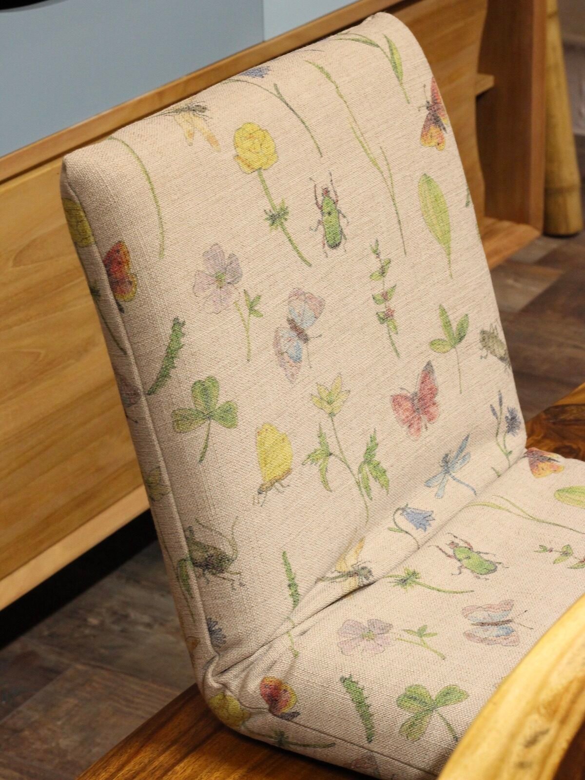 garden party chic fauteuil tissu lin nature