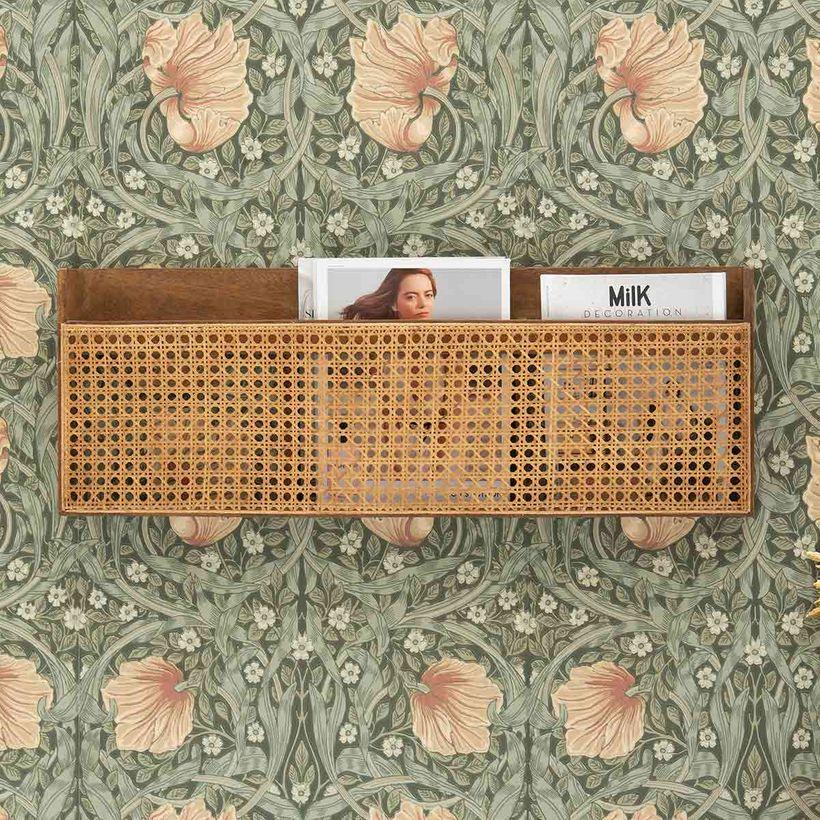 inspiration vintage retro porte magazine deco murale