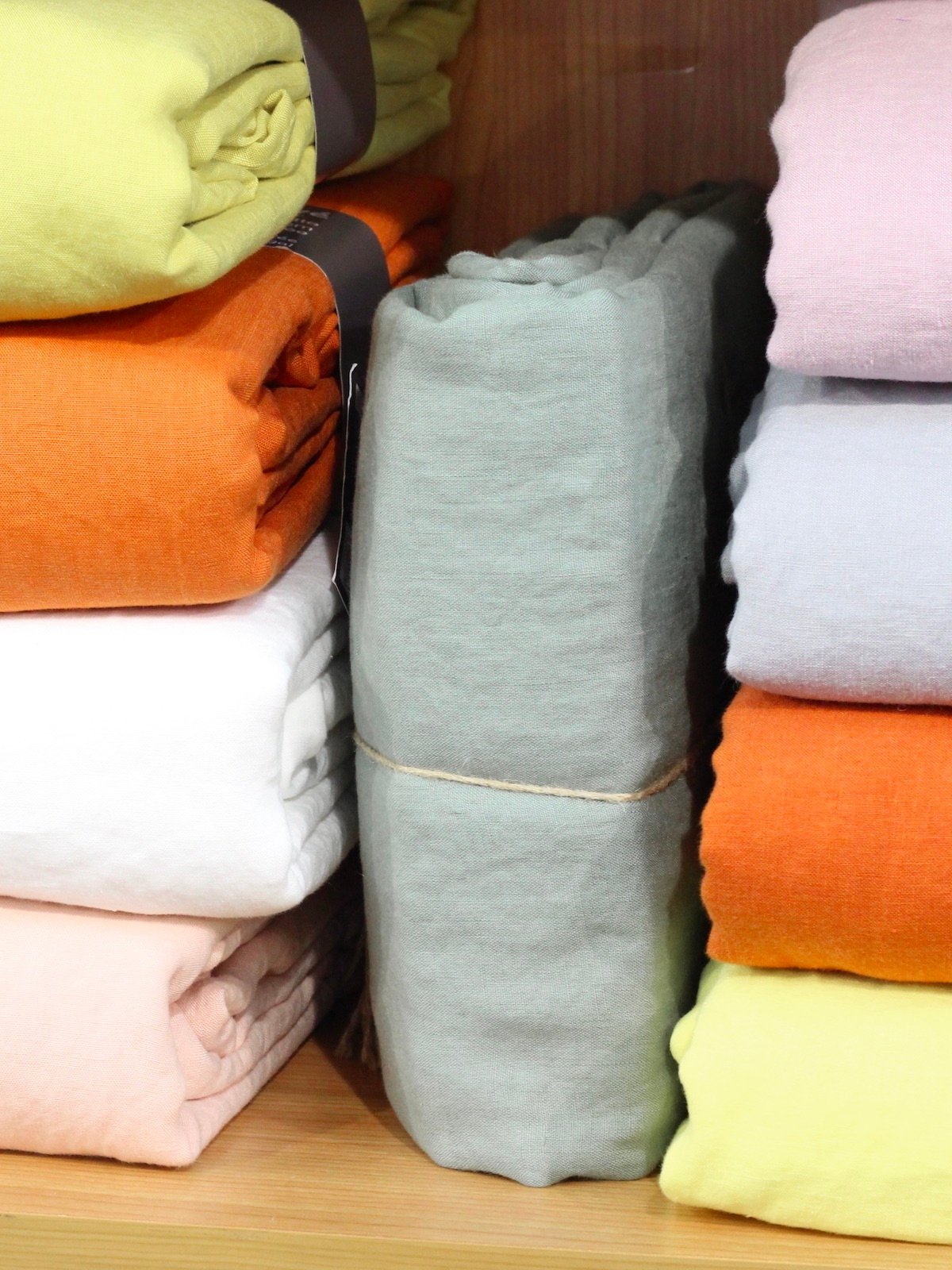 plaid lin pour garden party chic pique-nique