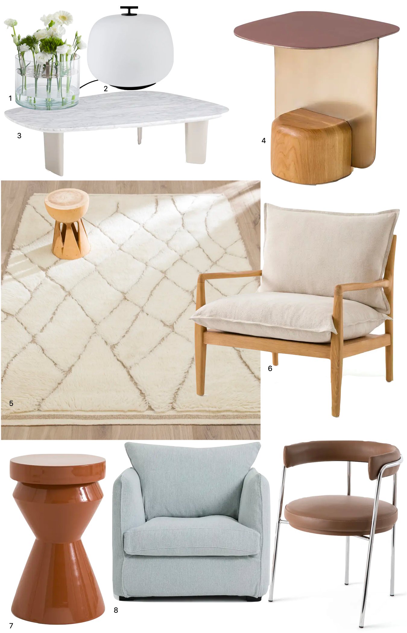 catalogue collection AM.PM salon beige bois foncé chic