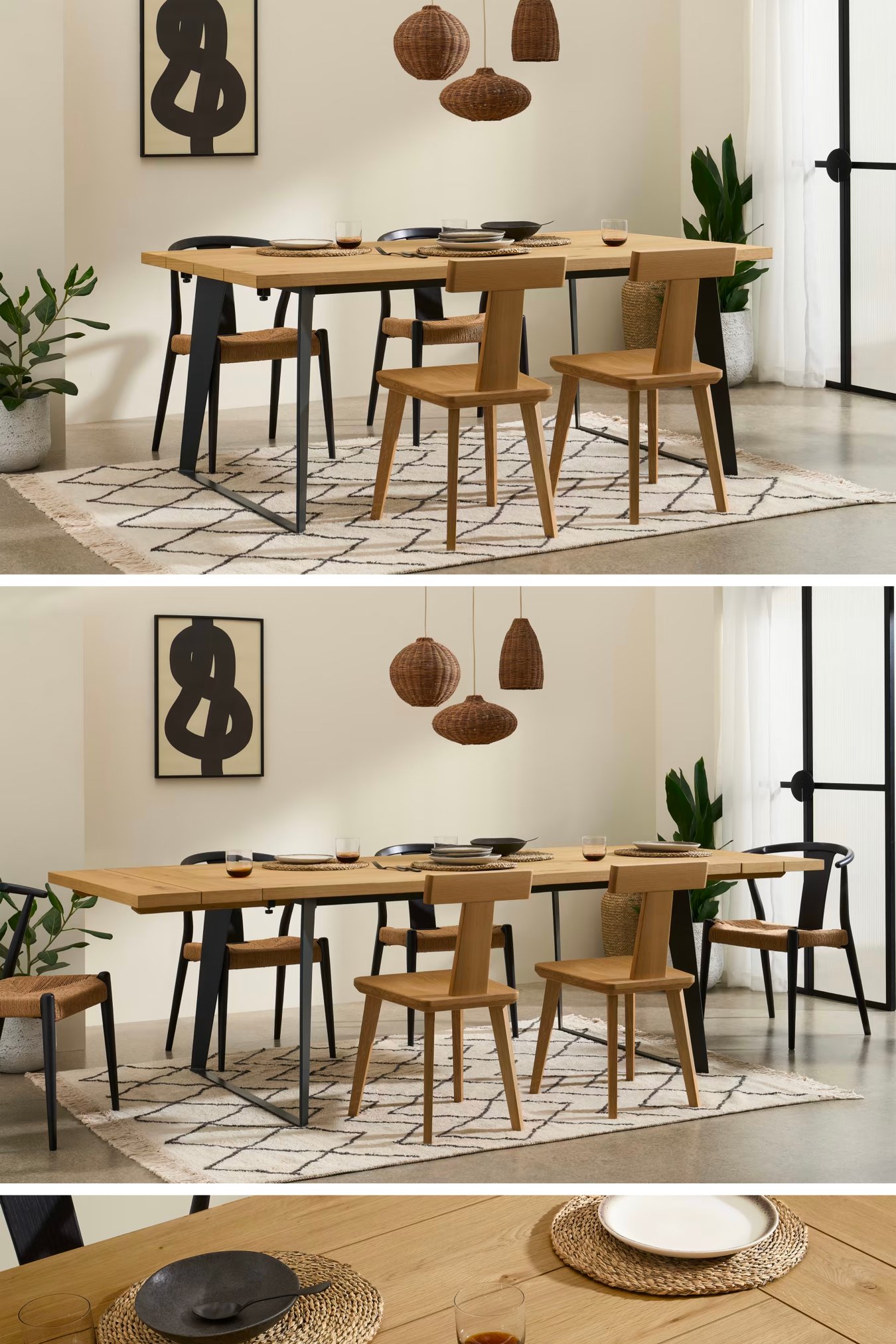 choisir table extensible salle à manger bois