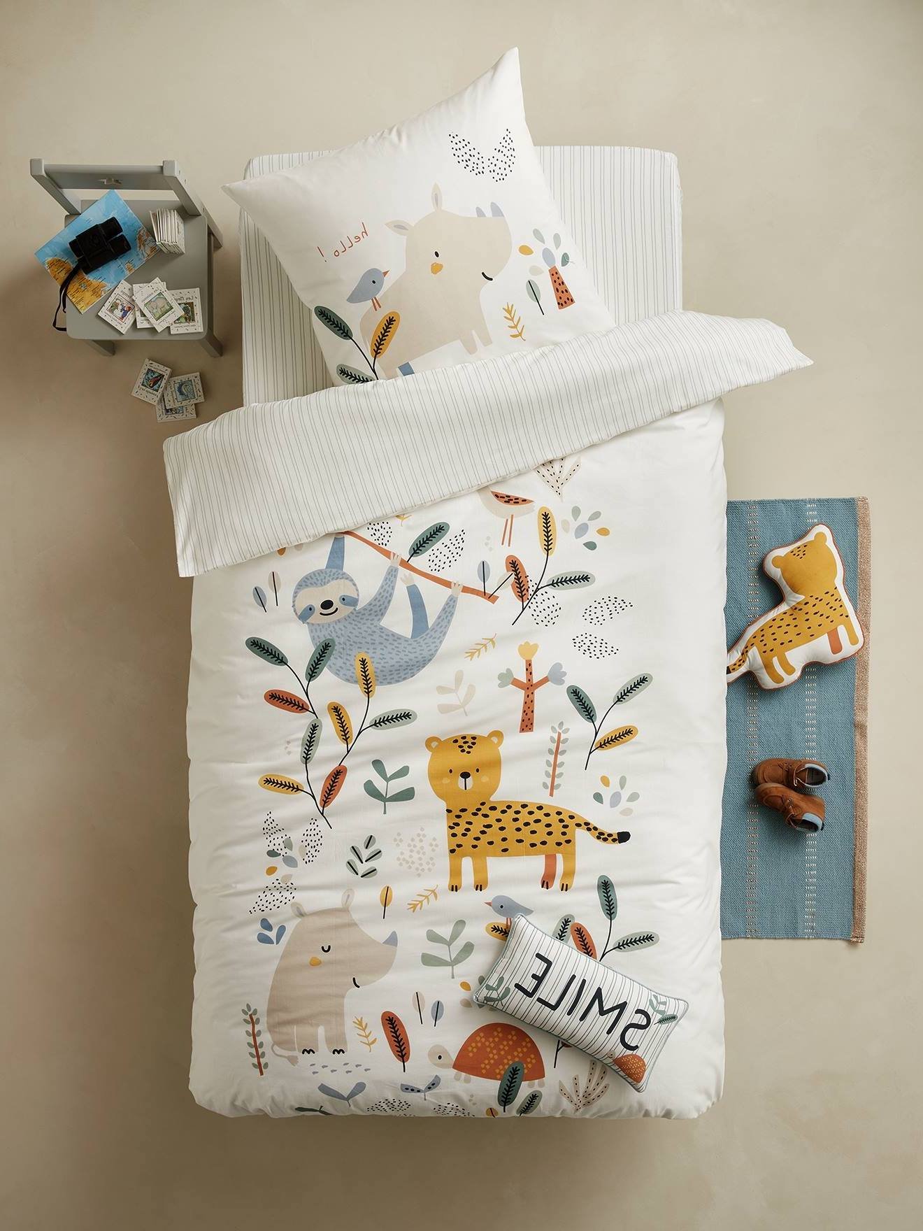 préparer intérieur rentrée scolaire couette coton bio pas cher