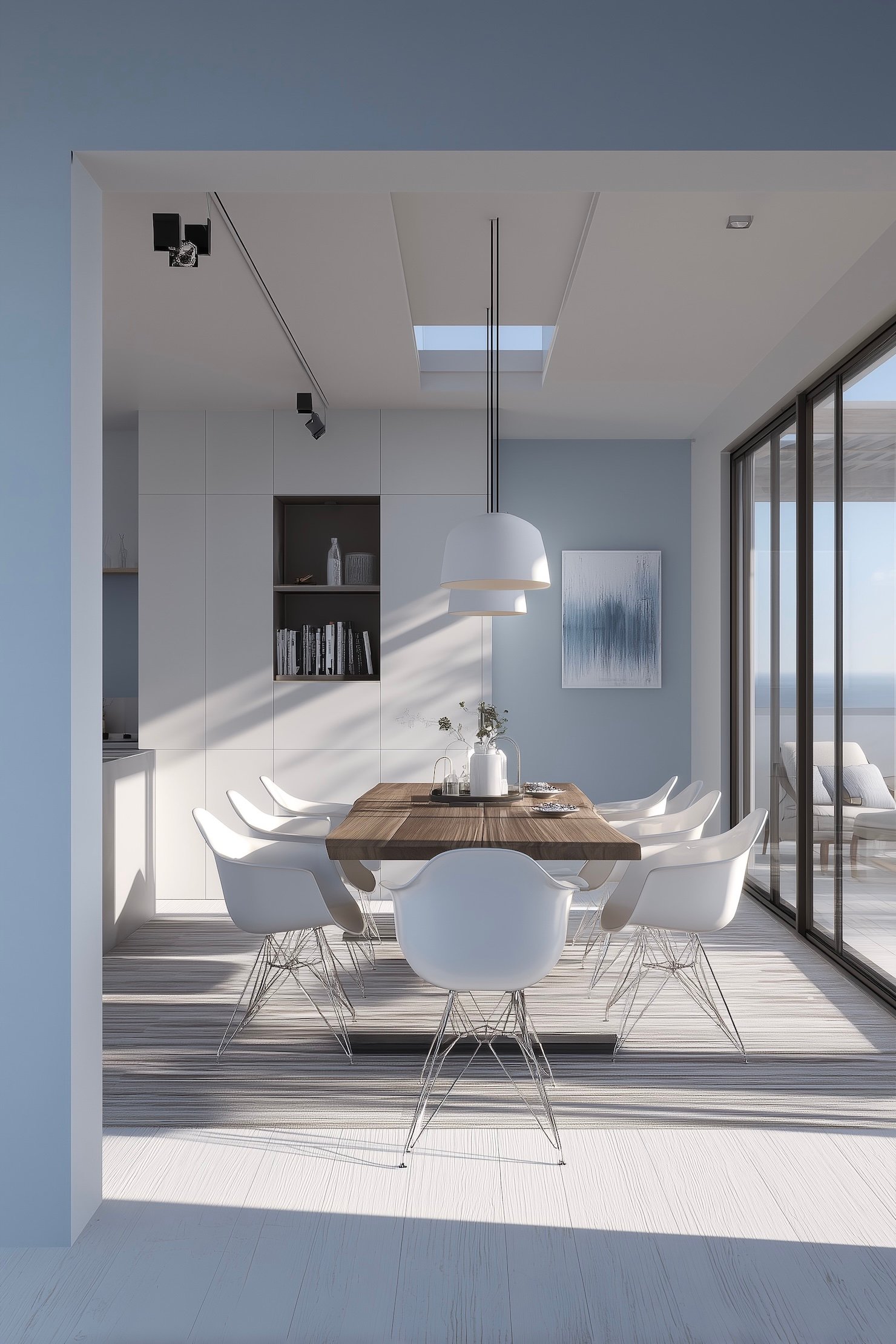 salon villa mer moderne meuble design